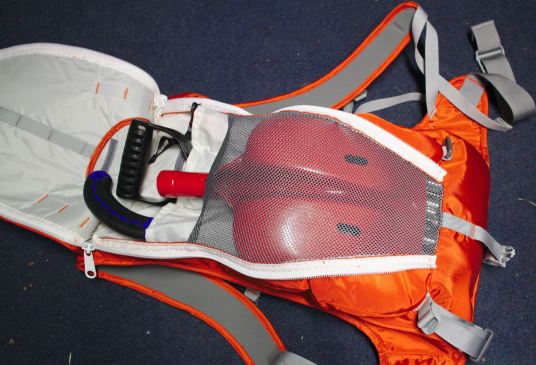 SuperChuter wet room. Zippers seal the perimeter, and the little top flap is stitched shut.